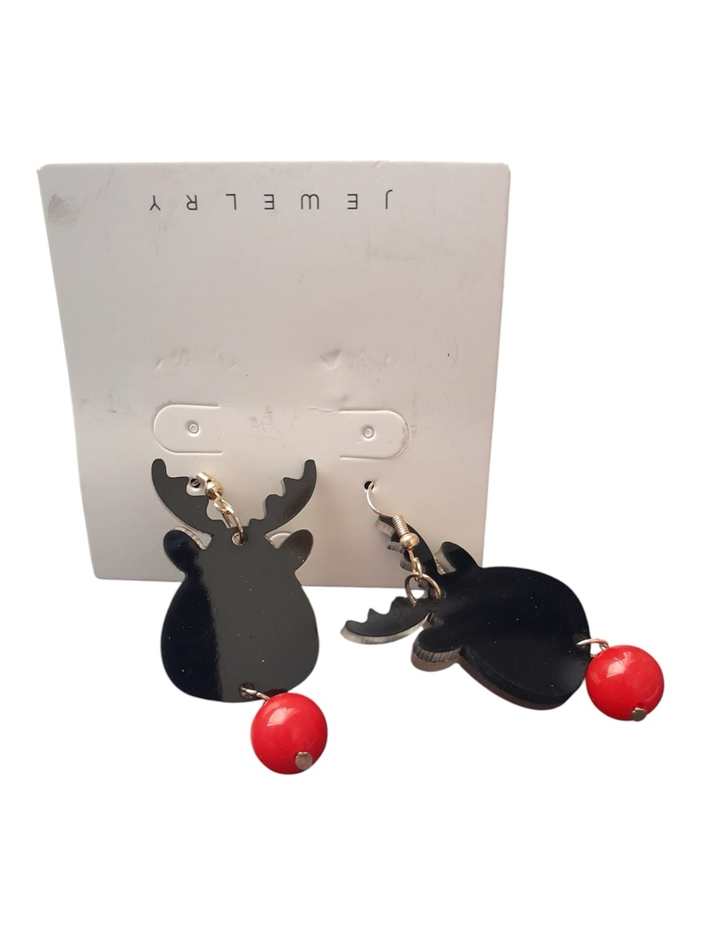 Lori’s Reindeer Dangle Earrings - Picture 2 of 3